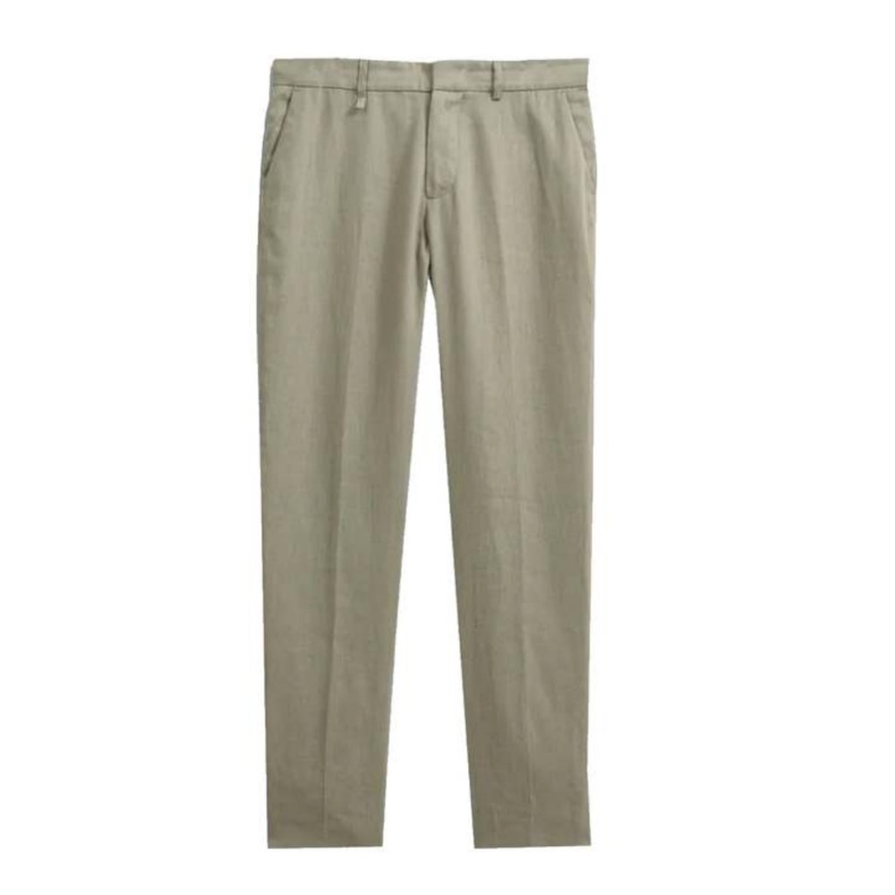 Mens Wax London Smart trousers in Pale Khaki.